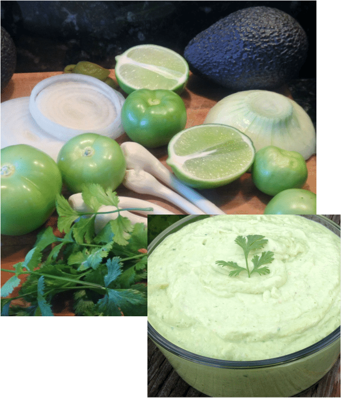 Spicy Tomatillo chip dip recipe Homemade Food Junkie