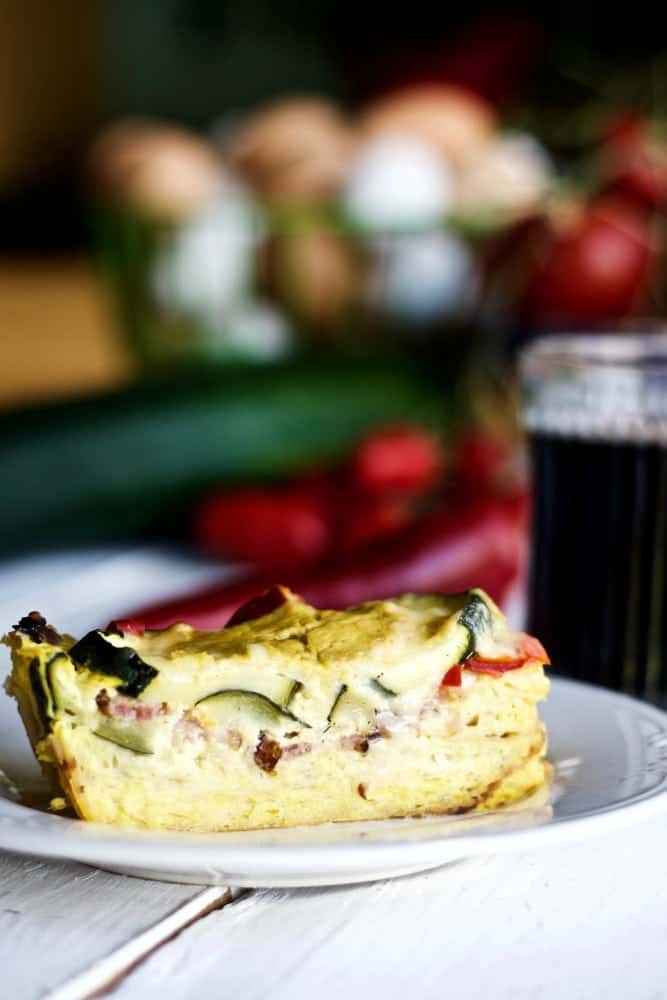 Overnight Smoky Zucchini Breakfast Casserole Homemade Food Junkie